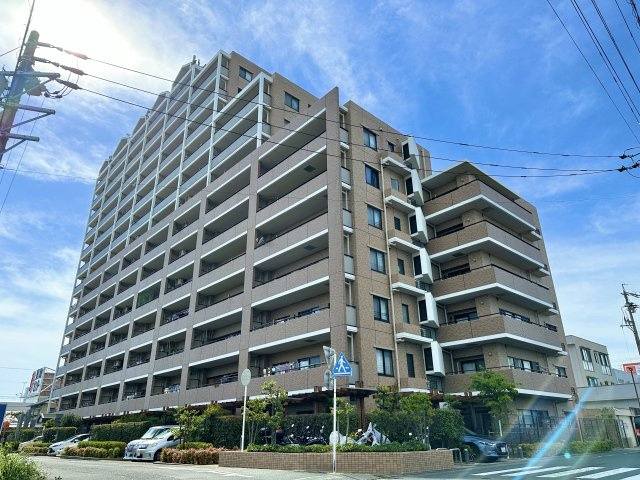 ナイスステージ葵東の外観|高台に佇む物件！周りに遮る物がなく、陽当り良好です！　