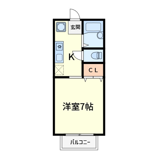 【間取り】 | ハイツサニーコート