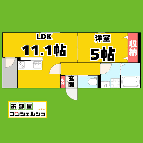 DELA松原の間取り