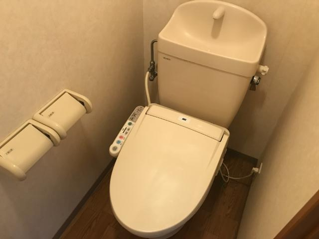 ロイヤルパインズＡ棟のトイレ|シャワー付トイレ
