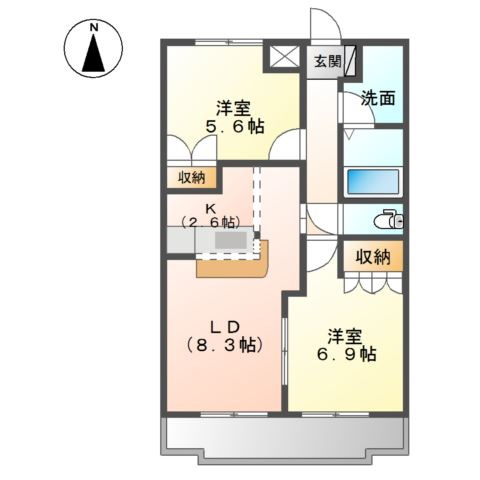 【間取り】 | サンクチュアリ　Ⅲ