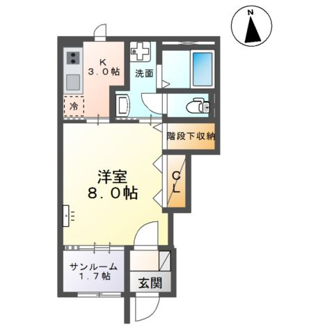 カナロアⅤの間取り