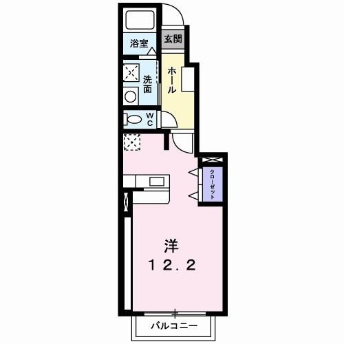 【間取り】 | メディオ・コルソＢ