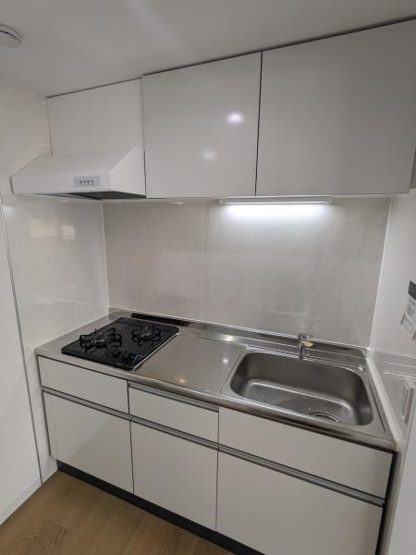 【キッチン】 | Apartment風音 | ２口ガスコンロ付き