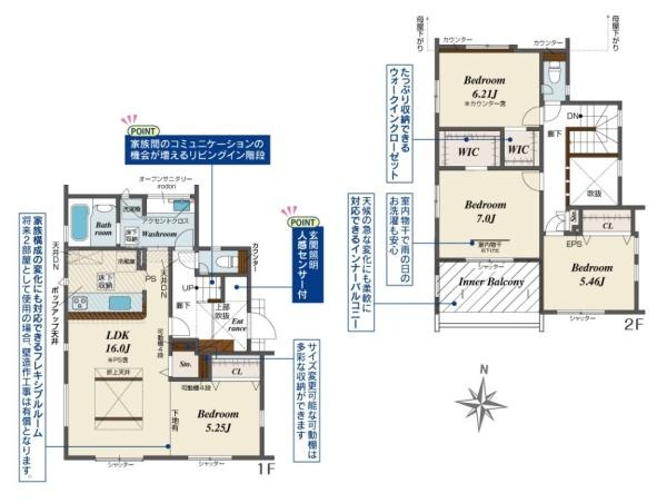生駒市中菜畑２丁目 ３号棟 ／新築一戸建