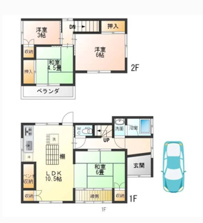 【間取り】 | 七条西町戸建