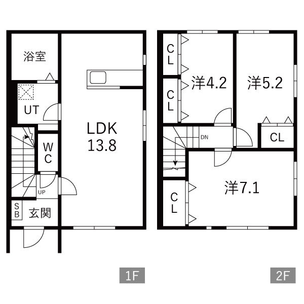 【新築】GRAND GARDENⅢの間取り