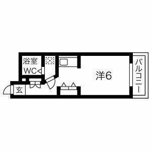 ハッピーコート栄町の間取り
