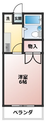 フローレンス秋川の間取り