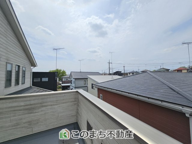 真岡市熊倉１丁目　中古戸建の展望|バルコニーからの眺めです！