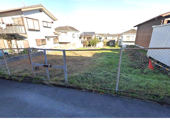 雨間土地　約129坪　閑静な住宅街の外観
