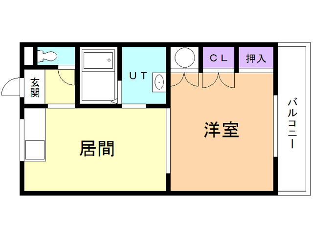 ハイツグリンサイドⅢの間取り