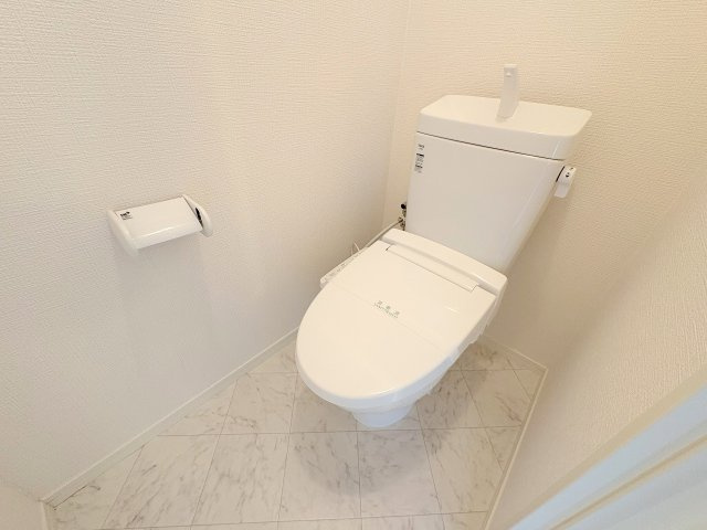 ソレイユ山本のトイレ|清潔感のあるトイレです