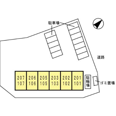 エスポワール東山の区画図