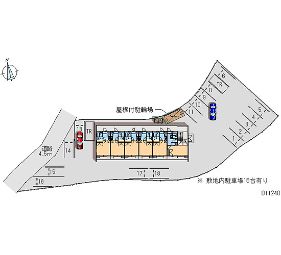 廿日市市大野字下更地の賃貸マンションの区画図|画像9