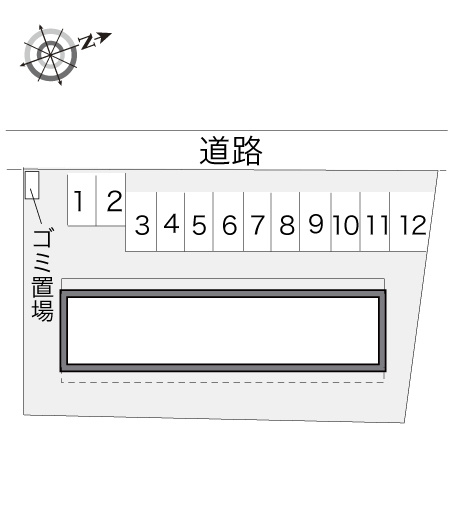 のアパートの区画図|画像4