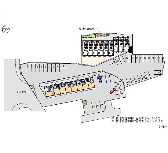 廿日市市上平良の賃貸マンションの区画図|画像9