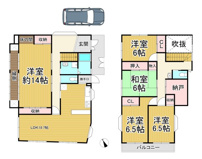 川西市平野１丁目　中古一戸建ての画像