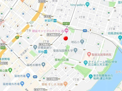 【地図】 | パークウェル銀座東