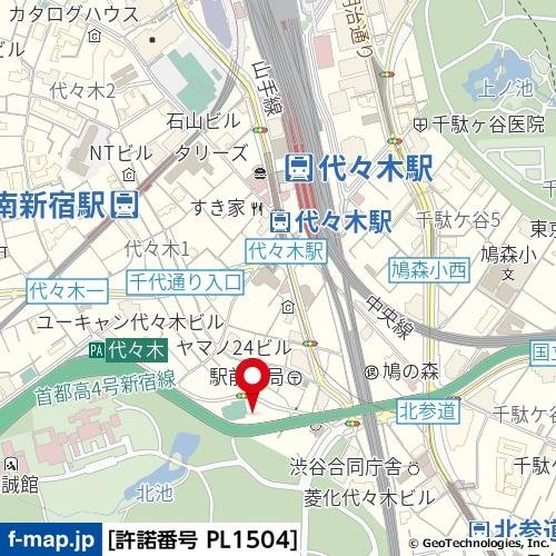 ドルチェ代々木の地図