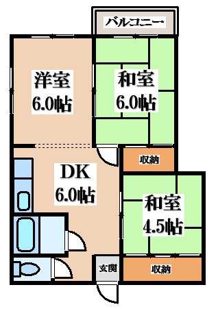 【間取り】 | マンション虎屋