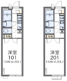 【間取り】 | クレイノあかつき