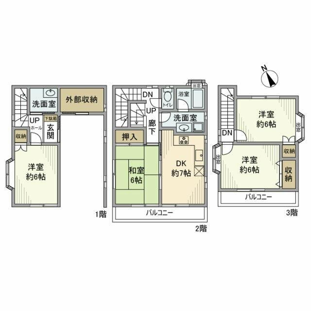 大金平戸建の間取り