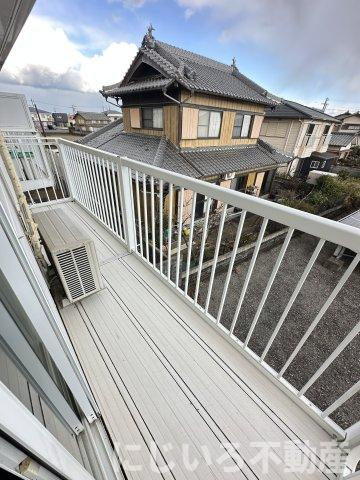 ハイツアクシスのバルコニー