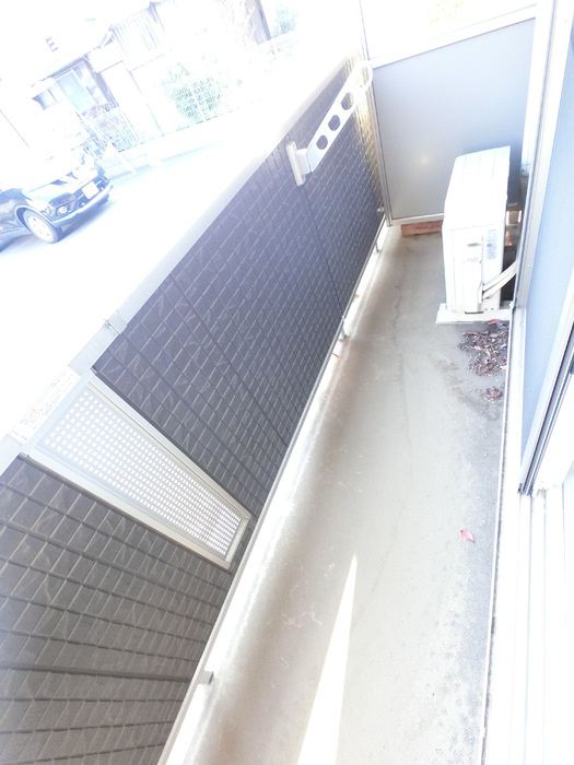 Mスカイ　Ⅱのバルコニー