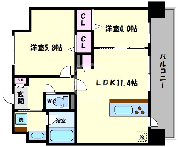 エミネンス堂ヶ芝　桃陽小学校区の間取り|エミネンス堂ヶ芝　間取り