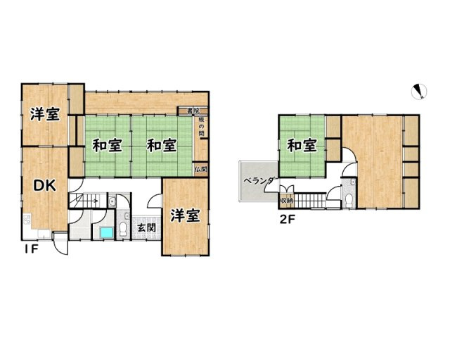 姫路市大寿台1丁目/中古戸建の間取り