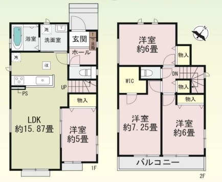 第6北本東間　新築一戸建て　ハートフルタウン　A