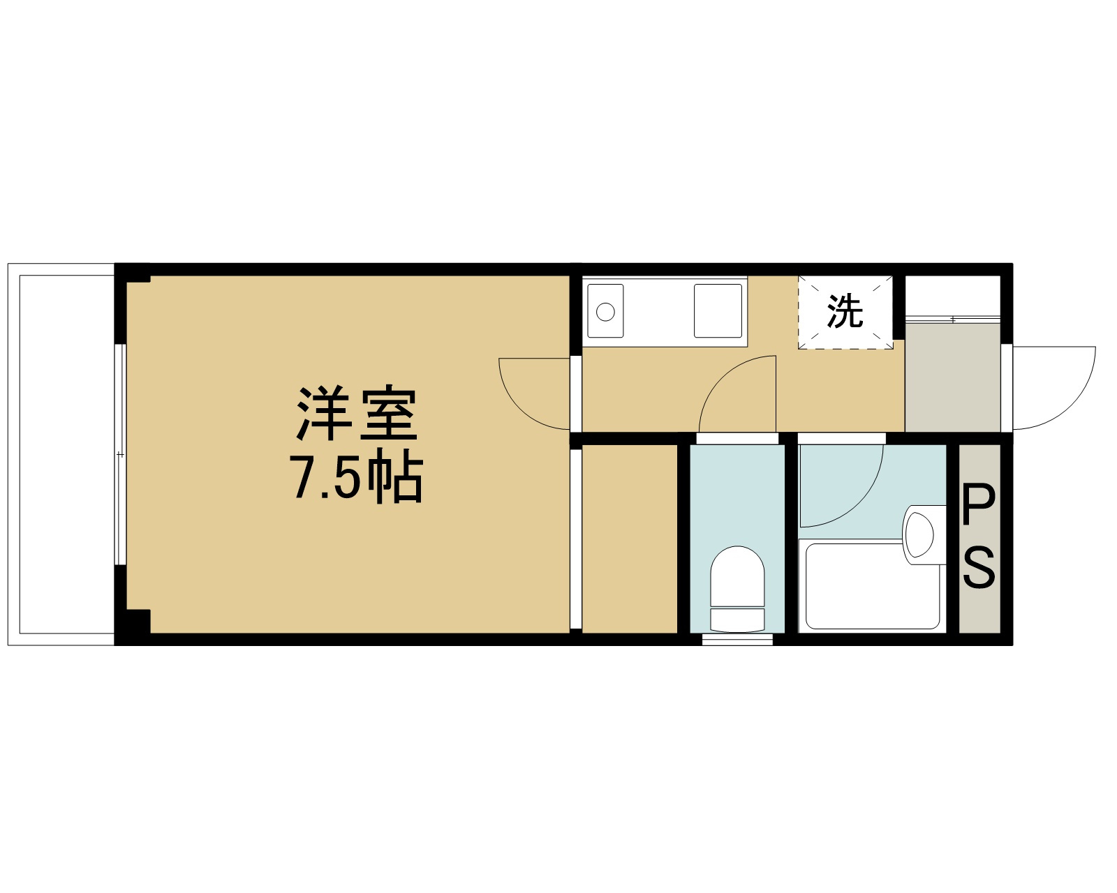 コーポマイⅡの間取り
