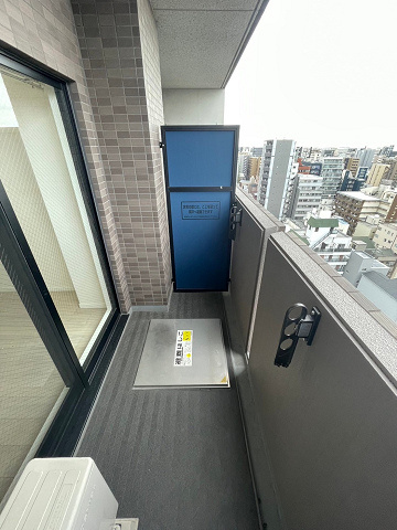 S-RESIDENCE難波Brillerのバルコニー