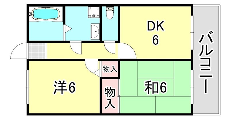 ロワジール山手の間取り
