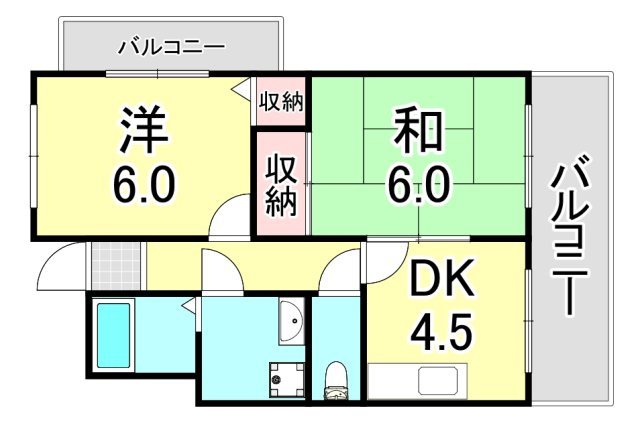 ロワジール山手の間取り