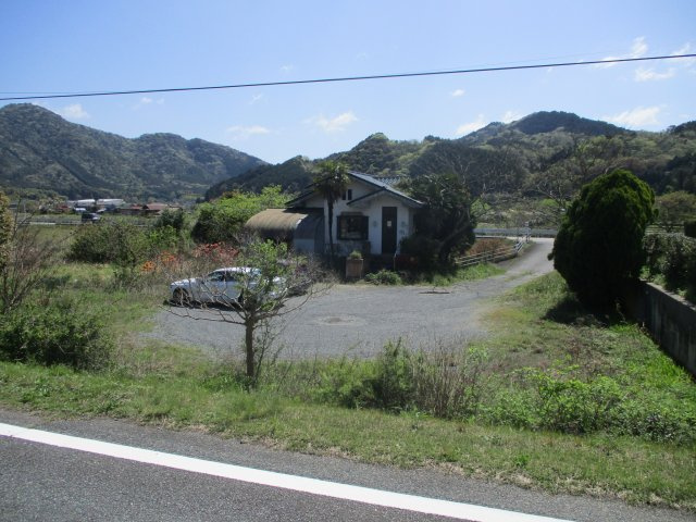 徳地飲食店舗の駐車場