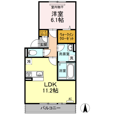 【間取り】 | グレイス伊福