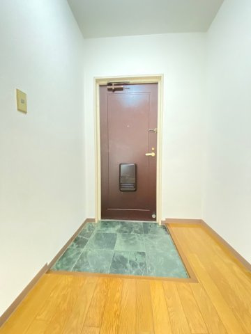 緑の家の玄関