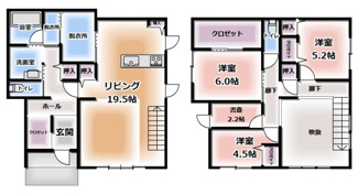 【間取り】 | 盛岡市西青山３丁目