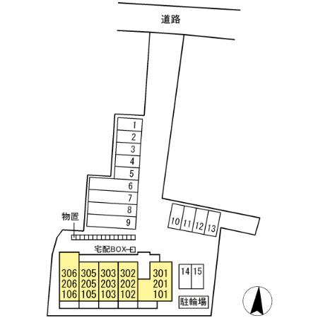 【新築】Grace Sea(グレース　シー)の区画図