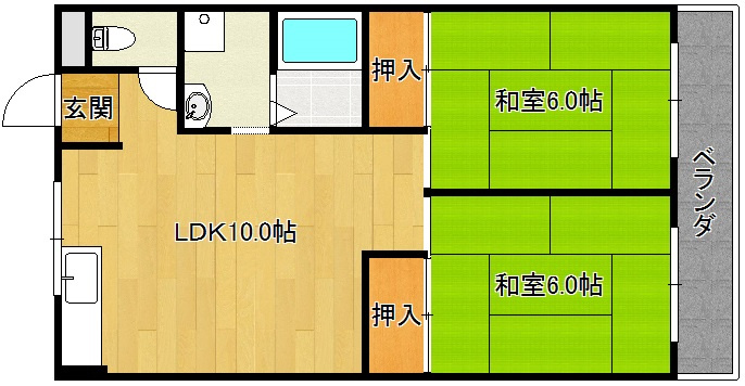 マンション吾光の間取り