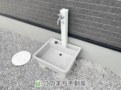 【設備】 | Livele Garden.S　第1佐野犬伏下町　1号棟 | 外水栓はアウトドアやガーデニング、車のお手入れにも活躍します。
