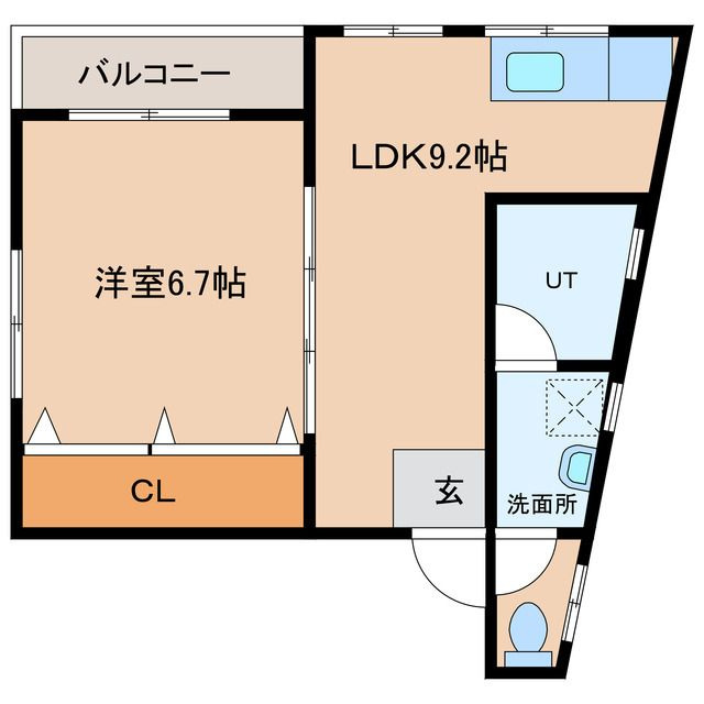 コーポウエムラの間取り