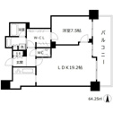 【間取り】 | ザ・セントラルマークタワー　間取り