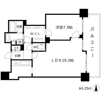 【間取り】 | ザ・セントラルマークタワー | ザ・セントラルマークタワー　間取り