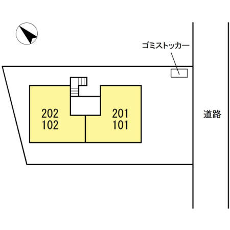 【区画図】 | メゾン羽衣