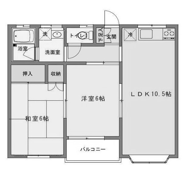 【間取り】 | ビューパレス藤井