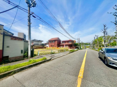 【前面道路含む現地写真】 | 原山台４丁　売土地