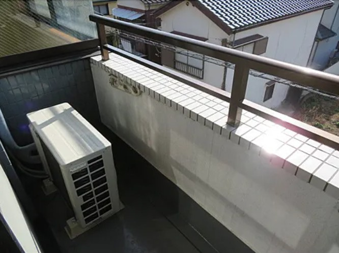 シャトレー千代田Ⅱのバルコニー